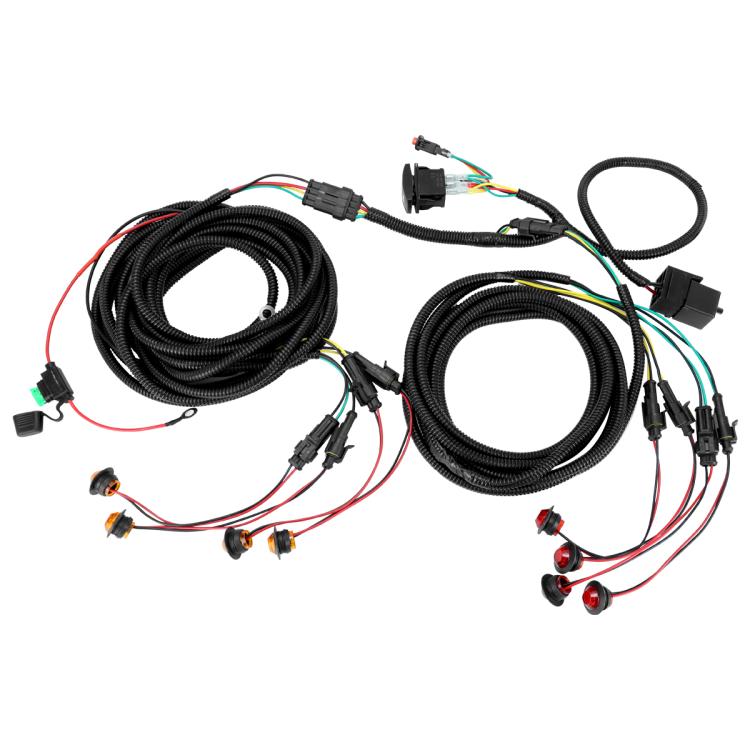 Kit di cablaggio per indicatori di direzione ATV, interruttore lampeggiatore di emergenza, accessori, CP-5532