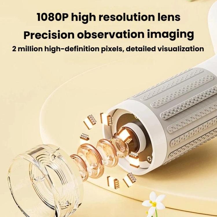 Microscopio digitale portatile H385 con schermo IPS da 3 pollici, messa a fuoco manuale e luce, ideale per bambini.