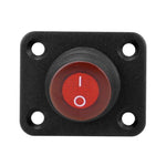 Interruttore a pannello marino rotondo impermeabile con luce LED, 1 Button Red, 2 Button Red, 3 Button Red, 4 Button Red, 5 Button Red, 6 Button Red, 1 Button Blue, 2 Button Blue, 3 Button Blue, 4 Button Blue, 5 Button Blue, 6 Button Blue, 1 Button Gre...