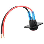 Interruttore a pannello marino rotondo impermeabile con luce LED, 1 Button Red, 2 Button Red, 3 Button Red, 4 Button Red, 5 Button Red, 6 Button Red, 1 Button Blue, 2 Button Blue, 3 Button Blue, 4 Button Blue, 5 Button Blue, 6 Button Blue, 1 Button Gre...