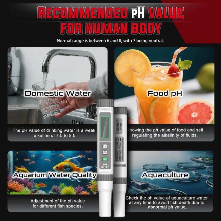 Misuratore pH acqua HABOTEST HT630A HT630B