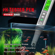 Misuratore di pH ad alta precisione per l'analisi della qualità dell'acqua., HABOTEST HT630A, HABOTEST HT630B