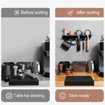 Tutto in uno: supporto da parete per accessori da caffè, organizer per bar, portafiltro e pressino., 51mm, 54mm, 58mm