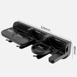 Tutto in uno: supporto da parete per accessori da caffè, organizer per bar, portafiltro e pressino., 51mm, 54mm, 58mm