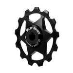 WEST BIKING YP0719490 Ruota di rinvio per deragliatore posteriore per bici da strada con cuscinetti in metallo, 11T Black, 11T Red, 11T Colorful, 13T Black, 13T Red, 13T Colorful