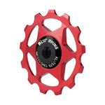 WEST BIKING YP0719490 Ruota di rinvio per deragliatore posteriore per bici da strada con cuscinetti in metallo, 11T Black, 11T Red, 11T Colorful, 13T Black, 13T Red, 13T Colorful