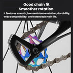 WEST BIKING YP0719490 Ruota di rinvio per deragliatore posteriore per bici da strada con cuscinetti in metallo, 11T Black, 11T Red, 11T Colorful, 13T Black, 13T Red, 13T Colorful
