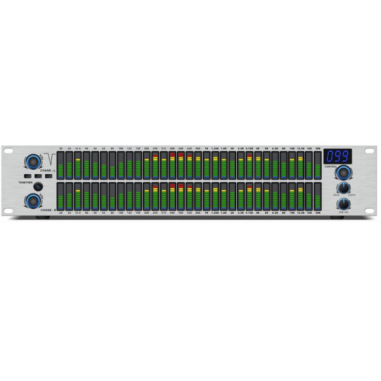 Equalizzatore digitale audio 31 bande montabile rack 2U