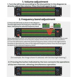 Equalizzatore digitale audio 31 bande montabile rack 2U