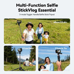 TELESIN Telecomando Bluetooth per selfie stick e treppiede per action camera e smartphone
