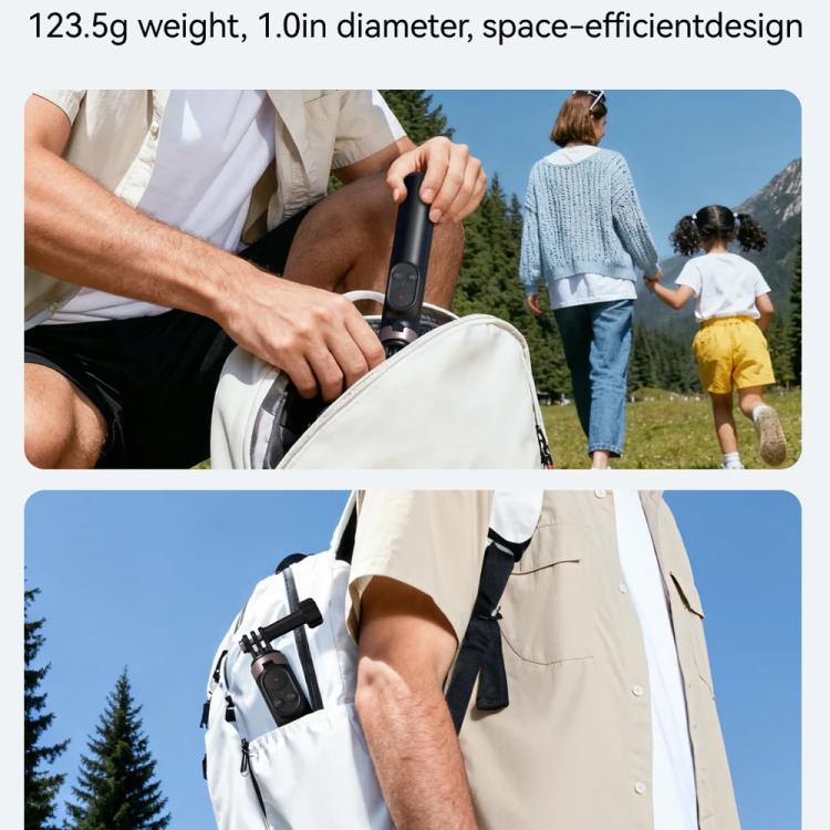 TELESIN Telecomando Bluetooth per selfie stick e treppiede per action camera e smartphone