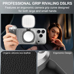 Desiontal GP-06 Impugnatura stabilizzatrice magnetica retrattile per smartphone, ideale per riprese in diretta streaming e selfie all'aperto., GP-06