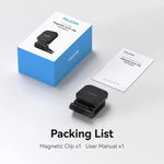 Accessorio con clip girevole magnetica TELESIN per fotocamera Insta360 Go Ultra, per visuale in prima persona.