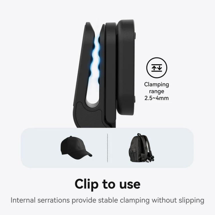 Accessorio con clip girevole magnetica TELESIN per fotocamera Insta360 Go Ultra, per visuale in prima persona.