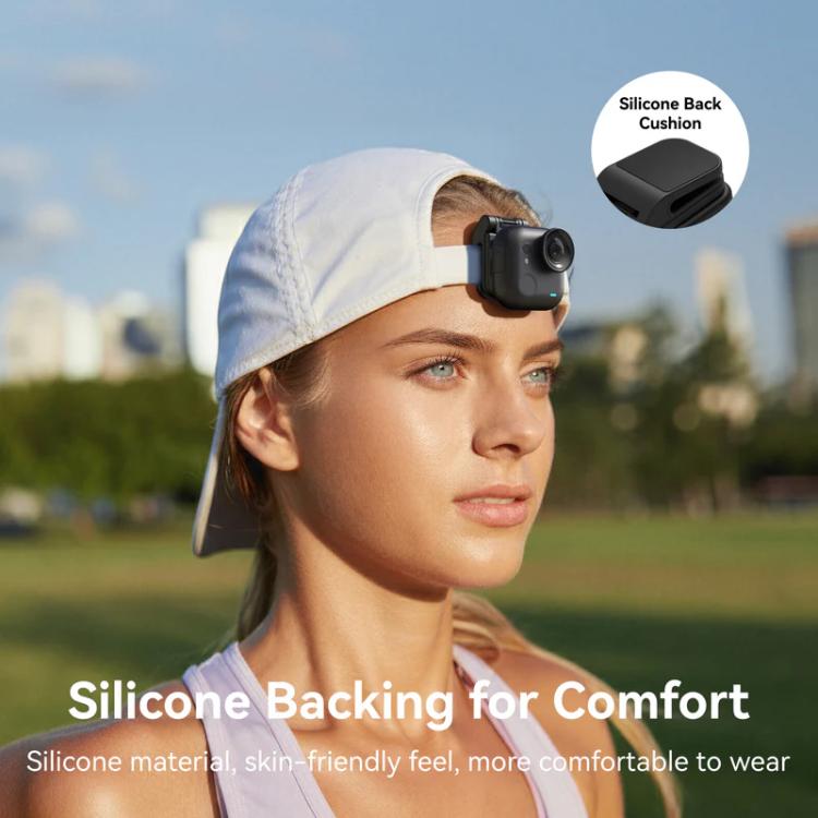 Accessorio con clip girevole magnetica TELESIN per fotocamera Insta360 Go Ultra, per visuale in prima persona.