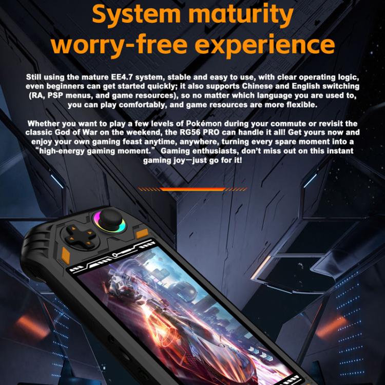 Console di gioco portatile RG56 PRO 5,5" con EmuELEC