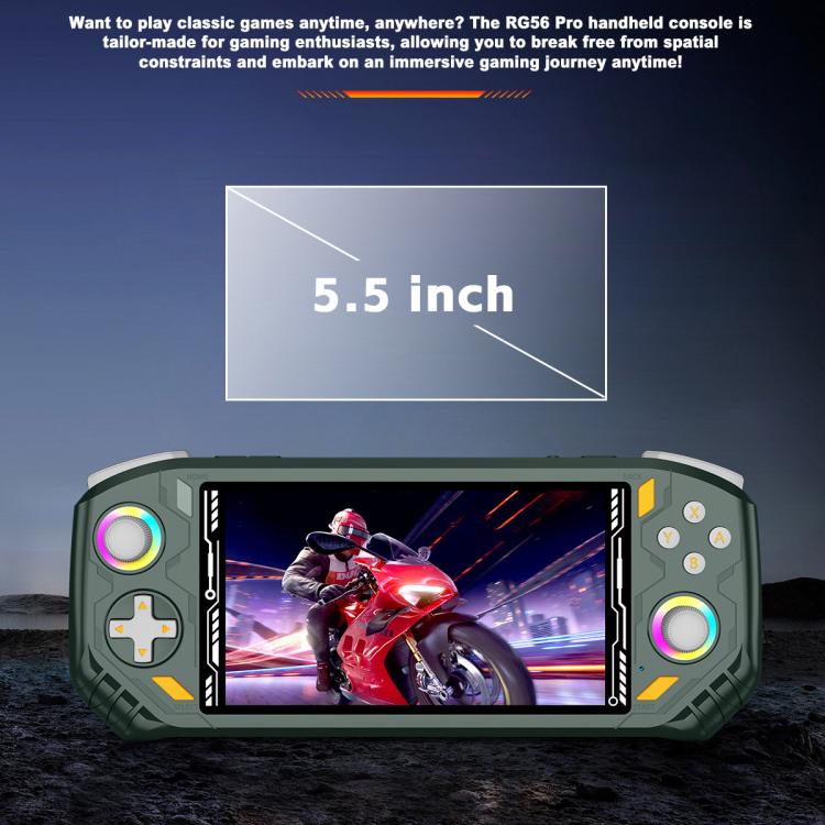 Console di gioco portatile RG56 PRO 5,5" con EmuELEC