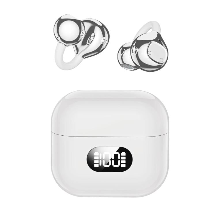 X62 Auricolari con traduzione AI in 150 lingue, clip-on, display digitale, auricolari Bluetooth intelligenti