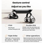 X62 Auricolari con traduzione AI in 150 lingue, clip-on, display digitale, auricolari Bluetooth intelligenti