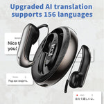 Auricolari wireless 6.0 over-ear con traduzione intelligente AI X56 in 156 lingue.