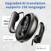 Auricolari wireless 6.0 over-ear con traduzione intelligente AI X56 in 156 lingue.