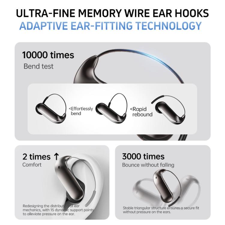 Auricolari wireless 6.0 over-ear con traduzione intelligente AI X56 in 156 lingue.