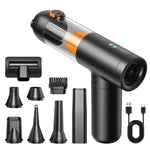 Aspirapolvere portatile compatto 4 in 1 per auto, potente e multifunzione: aspira e soffia., 15000pa, 20000pa