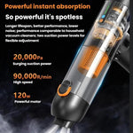 Aspirapolvere portatile compatto 4 in 1 per auto, potente e multifunzione: aspira e soffia., 15000pa, 20000pa