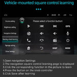 Pulsanti/impugnatura multifunzione per volante auto, specifici per schermi Android di grandi dimensioni., A3001 White Backlight, A3001 Blue Backlight