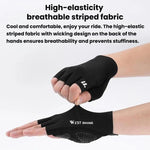 Guanti da ciclismo WEST BIKING YP0211274 a mezze dita stampati in 3D, ammortizzanti e antiscivolo., M, L, XL, XXL