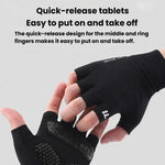 Guanti da ciclismo WEST BIKING YP0211274 a mezze dita stampati in 3D, ammortizzanti e antiscivolo., M, L, XL, XXL