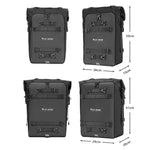 WEST BIKING Borsa da sella posteriore per moto di grande capacità, borsa modulare da appendere, 20L, 30L
