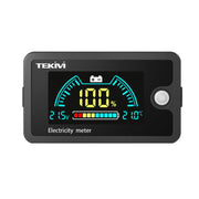Display digitale LCD per alimentazione a batteria TEKM a due fili da 8-100 V