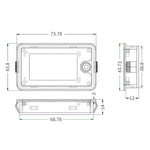 Display digitale LCD per batteria 8-100V TEKM