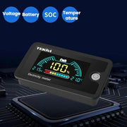Display digitale LCD per alimentazione a batteria TEKM a due fili da 8-100 V