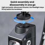 Faro anteriore per bicicletta WEST BIKING YP0701501 con linea di taglio, impermeabile IPX4, ad alta luminosità, per pedalate notturne., YP0701501