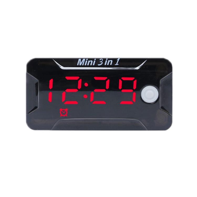 Misuratore tempo, tensione e temperatura impermeabile 8-150V