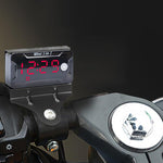 Misuratore di tempo, tensione e temperatura impermeabile a due fili per scooter/moto elettrici da 8-150 V