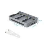 Hub di ricarica tripla per DJI Neo 2 YX con ricarica rapida PD da 65 W e gestione dell'alimentazione a 3 canali., 3-channel