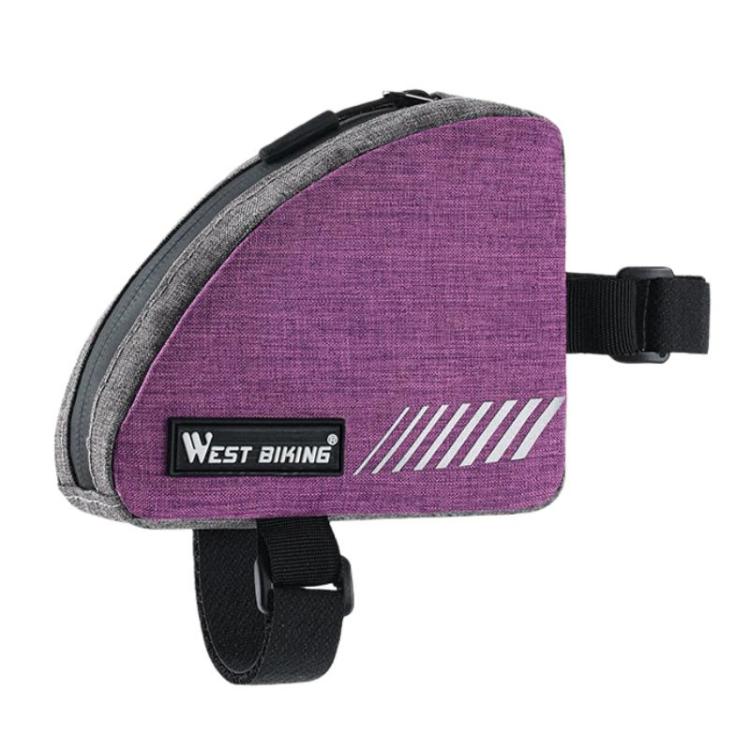 WEST BIKING YP0707430 Borsa triangolare portatile per telaio bici