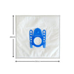 3 sacchetti per aspirapolvere in tessuto non tessuto, compatibili con Bosch TypeG / BSG7 / BSGL / 312E / S62, Dust Bag