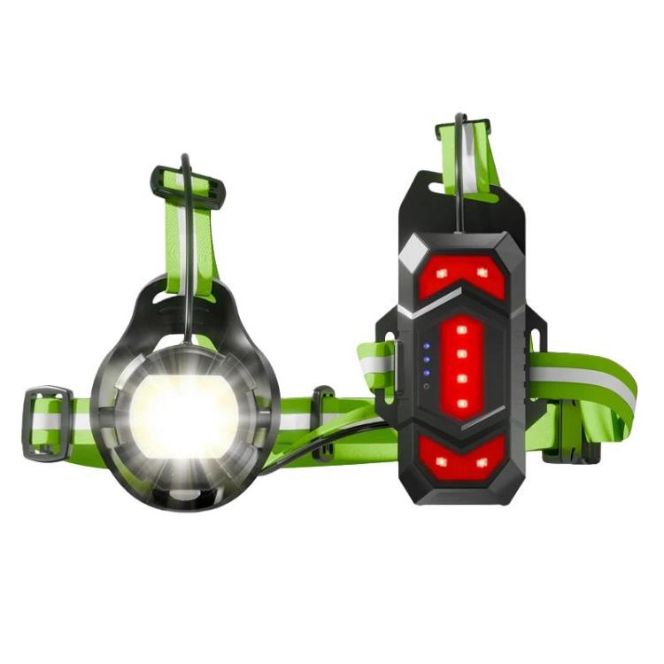 WEST BIKING YP0701499 Luce da ciclismo/corsa ad alta luminosità, luce di segnalazione da petto