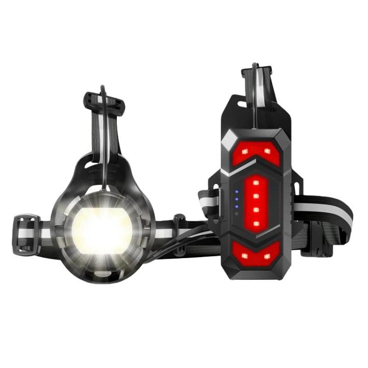WEST BIKING YP0701499 Luce da ciclismo/corsa ad alta luminosità, luce di segnalazione da petto