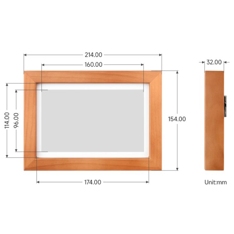 Waveshare ESP32-S3 Display e-paper a colori 7,3" con cornice in l