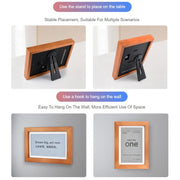 WAVESHARE ESP32-S3 Display e-paper a colori da 7,3 pollici E6 con cornice in legno massello, risoluzione 800 × 480, 32408