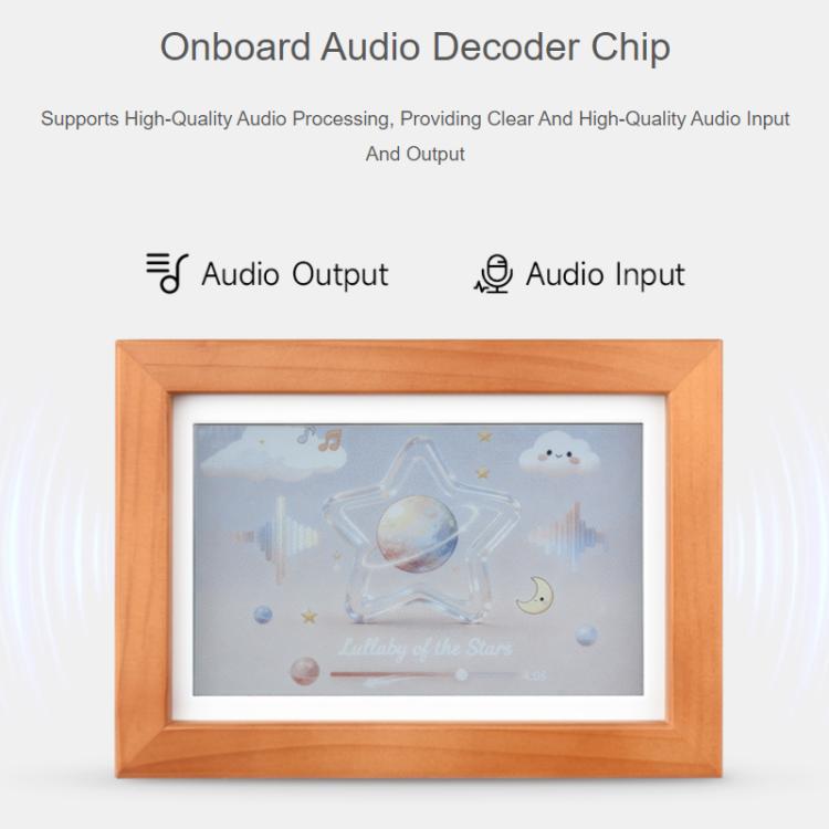 Waveshare ESP32-S3 Display e-paper a colori 7,3" con cornice in l