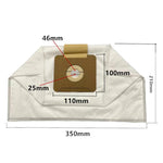 2 sacchetti per aspirapolvere in tessuto non tessuto, filtro e sacchetto per rifiuti, For Karcher VC2