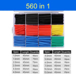 Kit per l'avvolgimento termoretraibile di tubi, 164 in 1, 560 in 1, 750 in 1, 780 in 1, 800 in 1