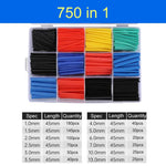 Kit per l'avvolgimento termoretraibile di tubi, 164 in 1, 560 in 1, 750 in 1, 780 in 1, 800 in 1