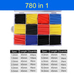 Kit per l'avvolgimento termoretraibile di tubi, 164 in 1, 560 in 1, 750 in 1, 780 in 1, 800 in 1